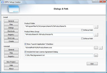 Setup installer