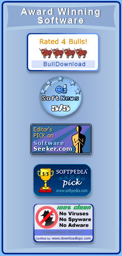 Award winning software