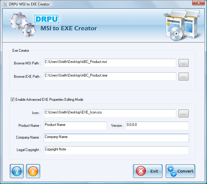 Setup Maker - MSI to EXE Creator