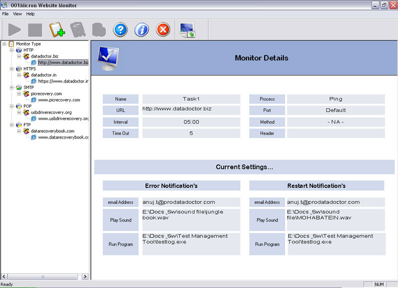 Website Monitoring Tool Software